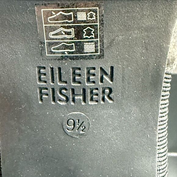 EILEEN FISHER Farrah Tumbled Nubuck Bootie shoes women’s size 9.5 - Picture 10 of 11